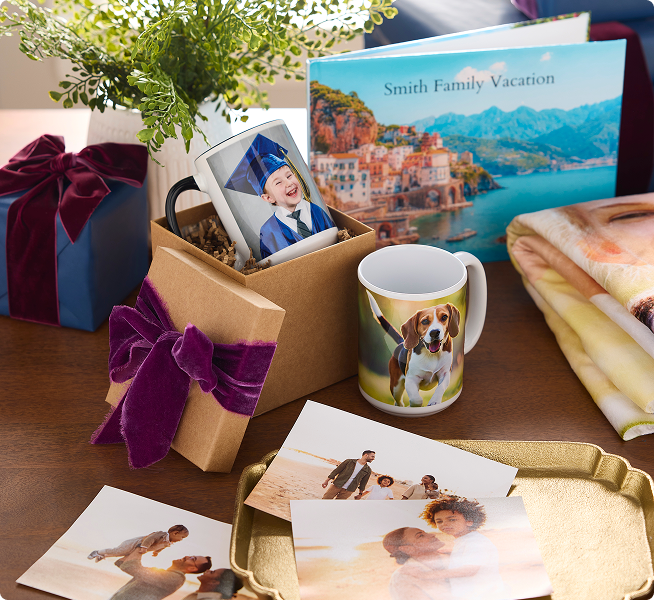 Turn photos into gifts.