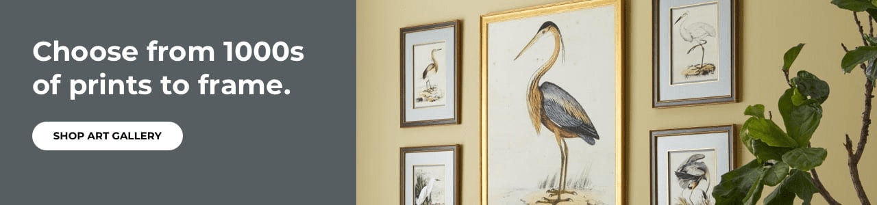 Choose from 1000s of prints to frame. Shop art gallery