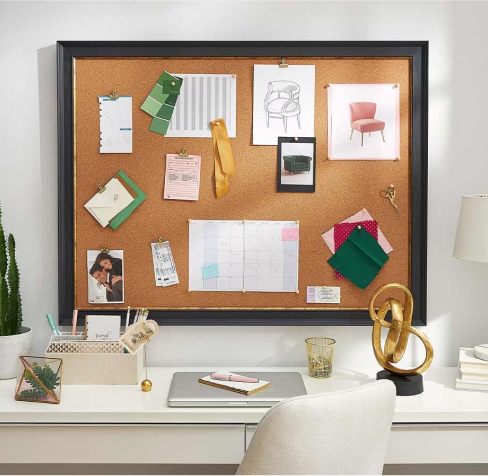 Framed Corkboards - Stylish corkboards for your notes and photos